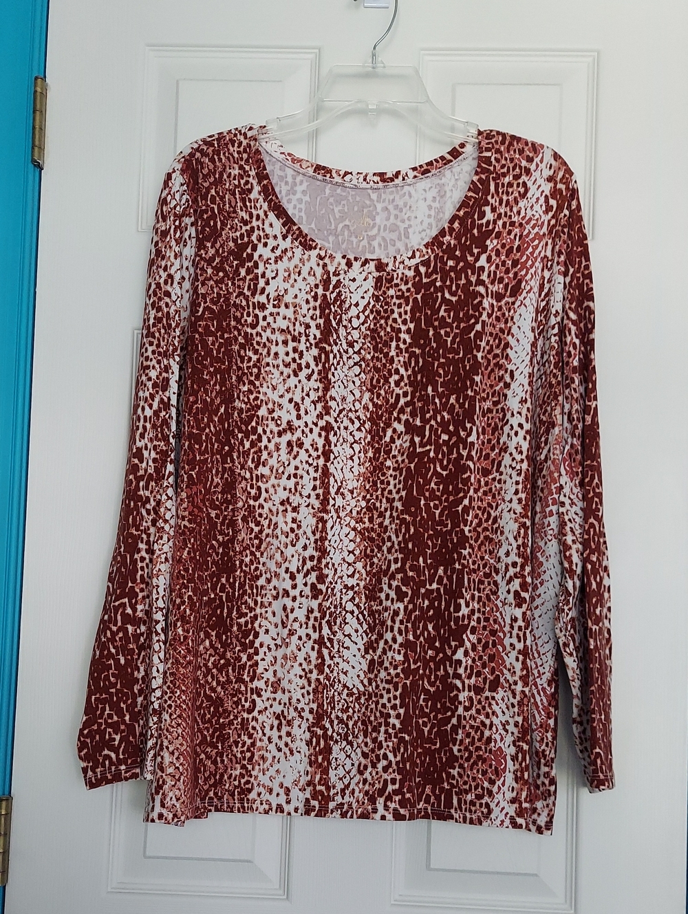 Belle By Kim Gravel Long Sleeve Knit Top